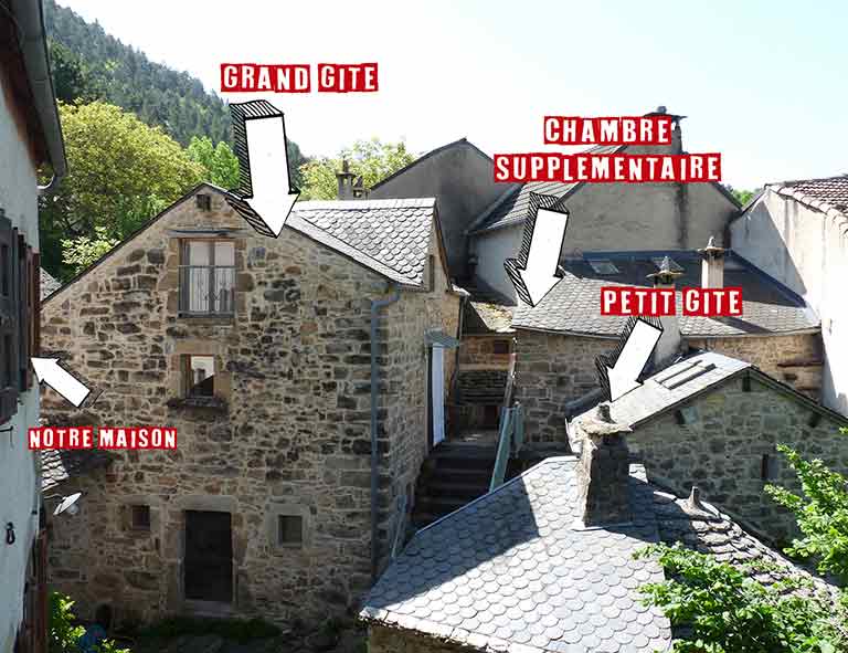 Location Gîtes hameau du Villaret 30750 Trèves Gard 